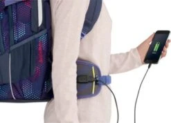 Coocazoo Hüftgurt TecCheck Mit Integriertem Power-Pack, Violet -Coocazoo 13086921 03