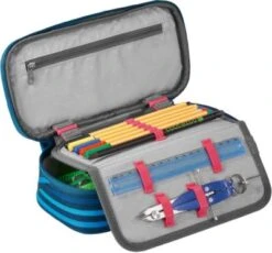 Coocazoo Etuibox PencilDenzel Zebra Stripe Blue -Coocazoo 13086965 02