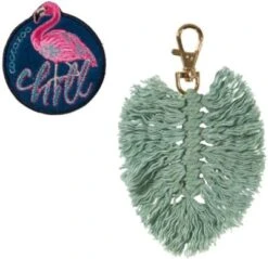 Coocazoo Rucksackhänger COLOUR-UP Flamingo, 2-tlg.